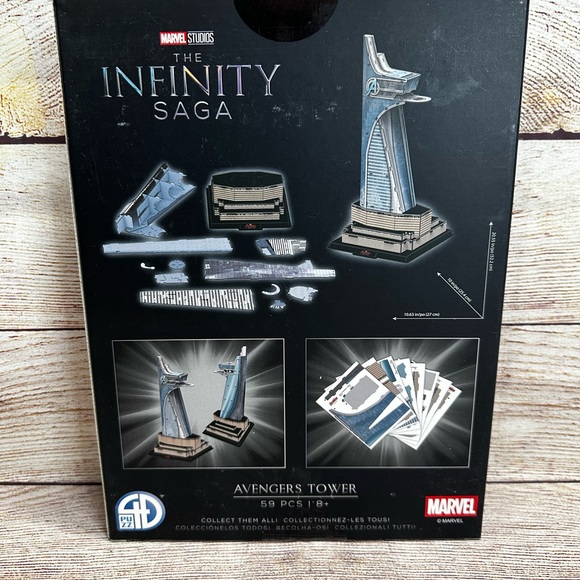 Avengers Tower 3D Puzzle Marvel Avengers Age of Ultron Infinity Saga - Picture 4 of 5